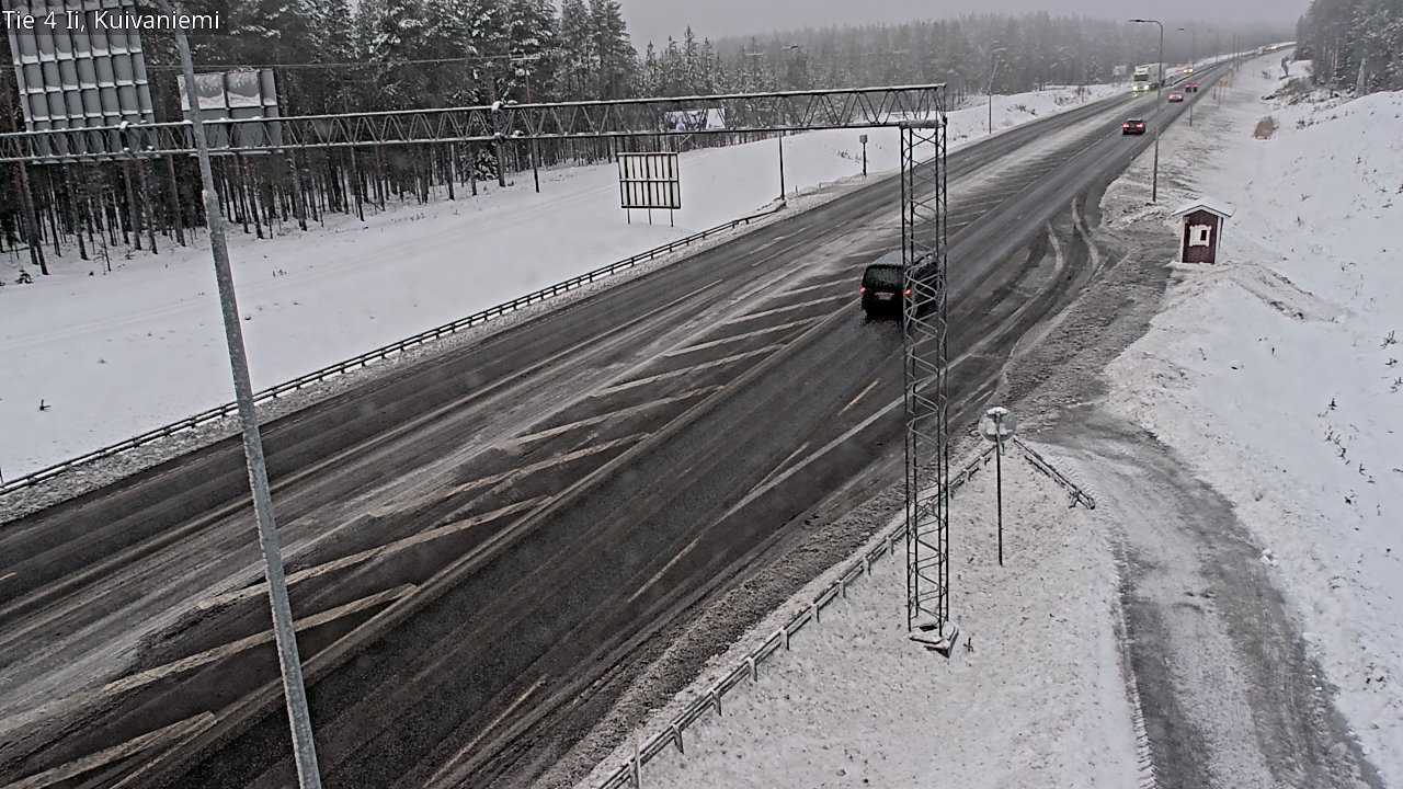 Weather Camera Image Väg 4 Ii, Kuivaniemi, Ii, Pohjois-Pohjanmaa