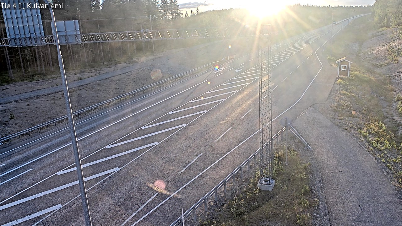 Weather Camera Image Väg 4 Ii, Kuivaniemi, Ii, Pohjois-Pohjanmaa
