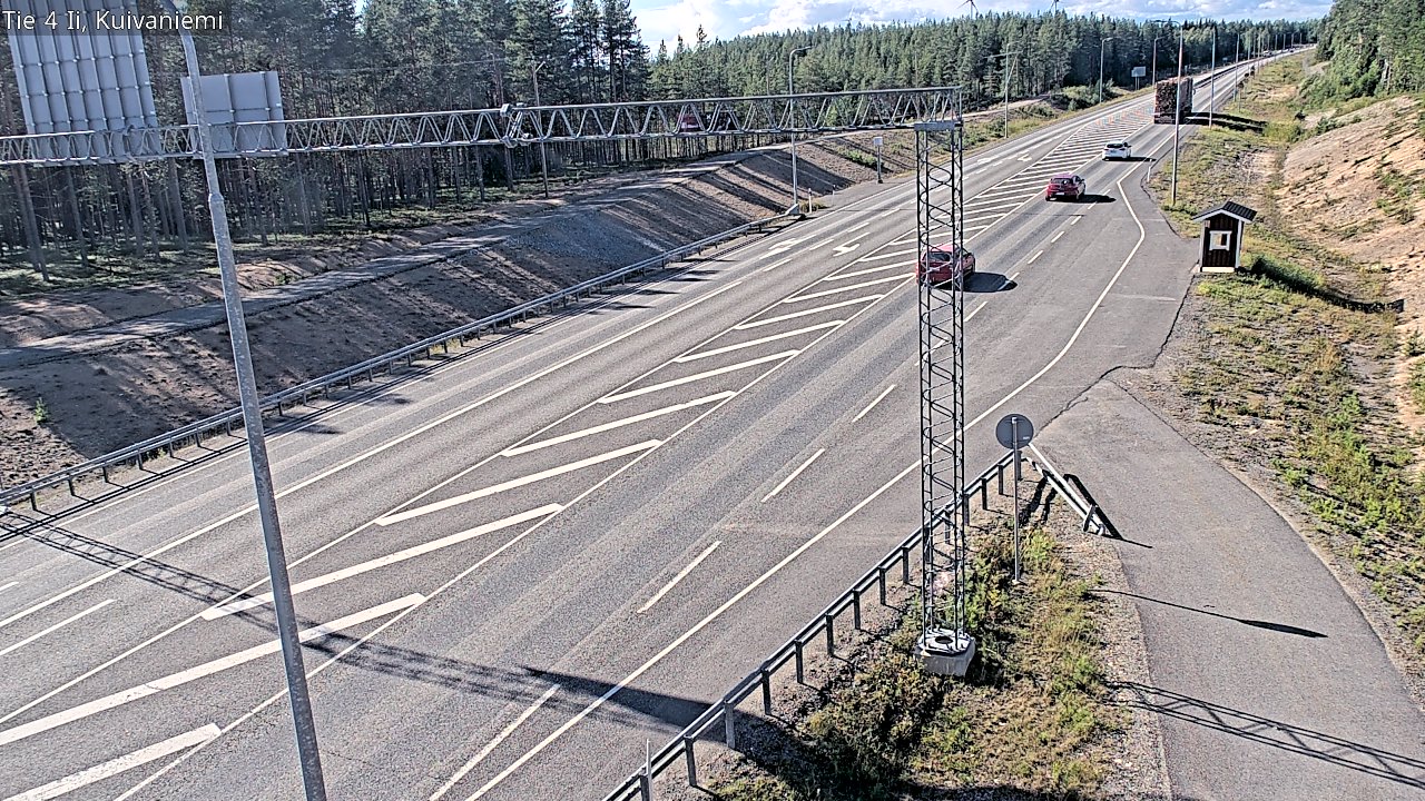 Weather Camera Image Väg 4 Ii, Kuivaniemi, Ii, Pohjois-Pohjanmaa