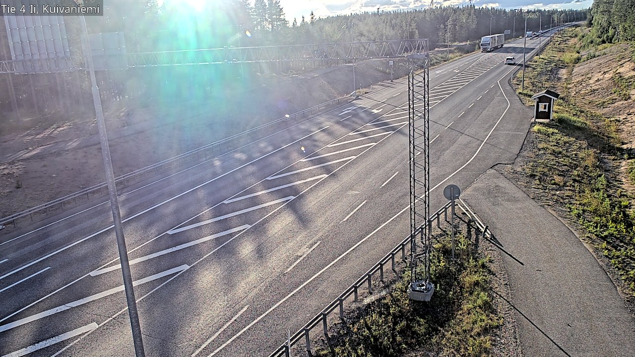 Weather Camera Image Väg 4 Ii, Kuivaniemi, Ii, Pohjois-Pohjanmaa