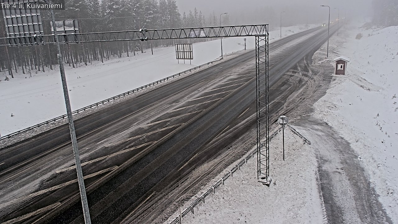 Weather Camera Image Väg 4 Ii, Kuivaniemi, Ii, Pohjois-Pohjanmaa