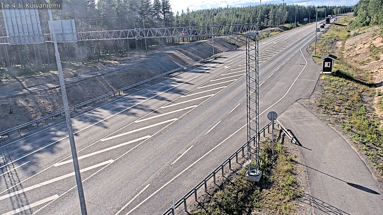 Weather Camera Image Väg 4 Ii, Kuivaniemi, Ii, Pohjois-Pohjanmaa