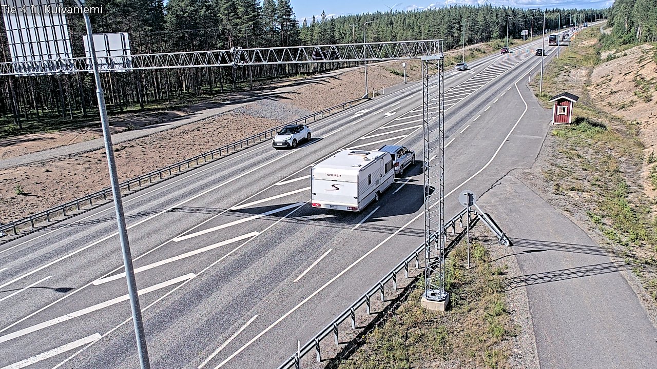 Weather Camera Image Väg 4 Ii, Kuivaniemi, Ii, Pohjois-Pohjanmaa