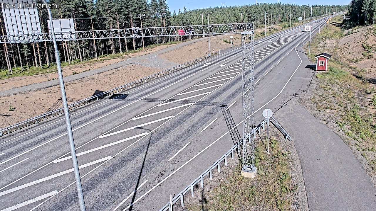 Weather Camera Image Väg 4 Ii, Kuivaniemi, Ii, Pohjois-Pohjanmaa