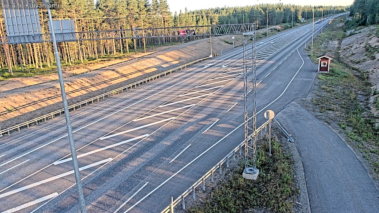 Weather Camera Image Väg 4 Ii, Kuivaniemi, Ii, Pohjois-Pohjanmaa