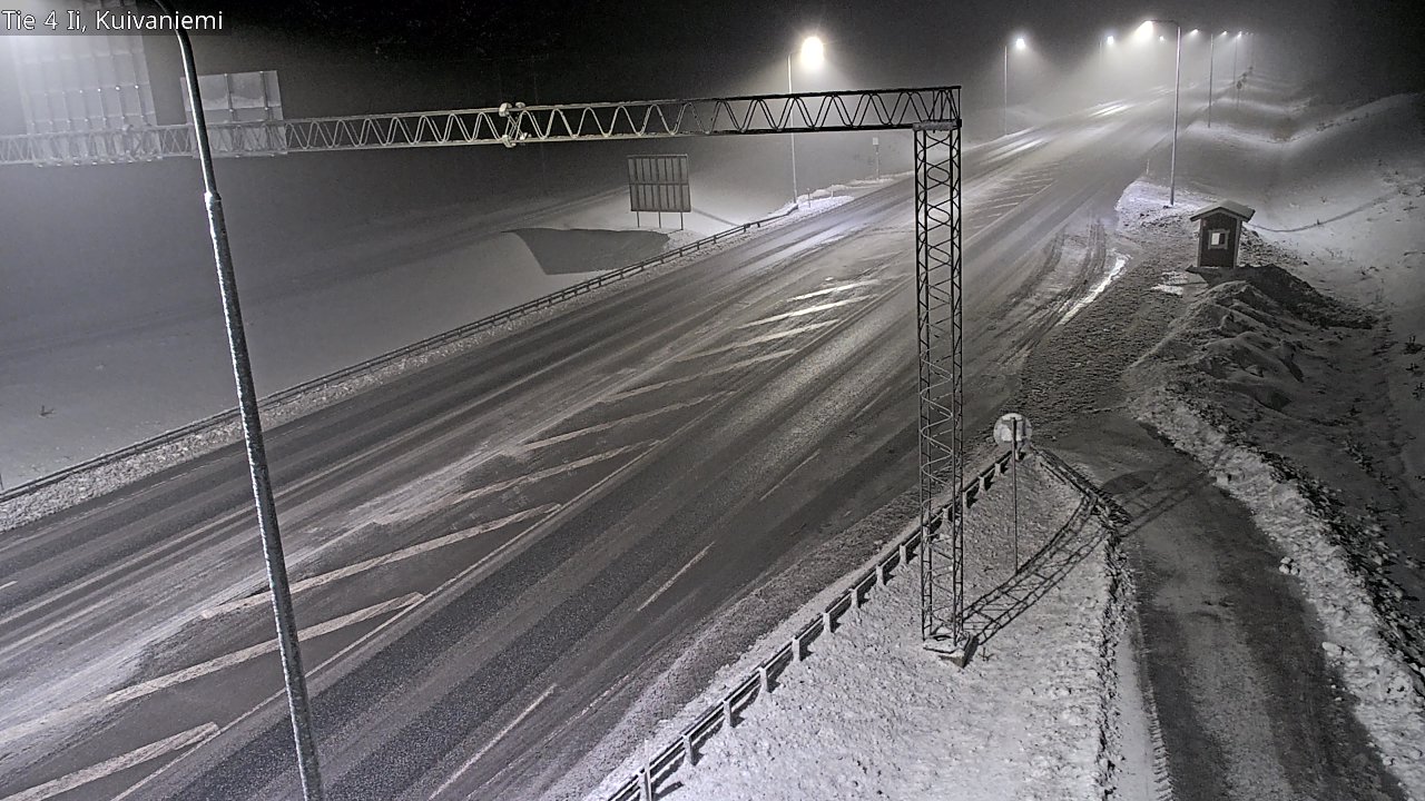 Weather Camera Image Väg 4 Ii, Kuivaniemi, Ii, Pohjois-Pohjanmaa