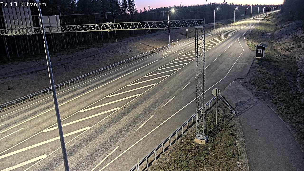 Weather Camera Image Väg 4 Ii, Kuivaniemi, Ii, Pohjois-Pohjanmaa