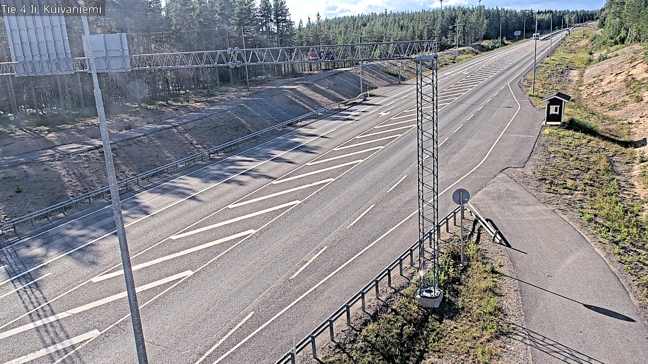 Weather Camera Image Väg 4 Ii, Kuivaniemi, Ii, Pohjois-Pohjanmaa