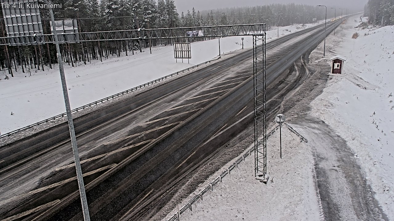 Weather Camera Image Väg 4 Ii, Kuivaniemi, Ii, Pohjois-Pohjanmaa