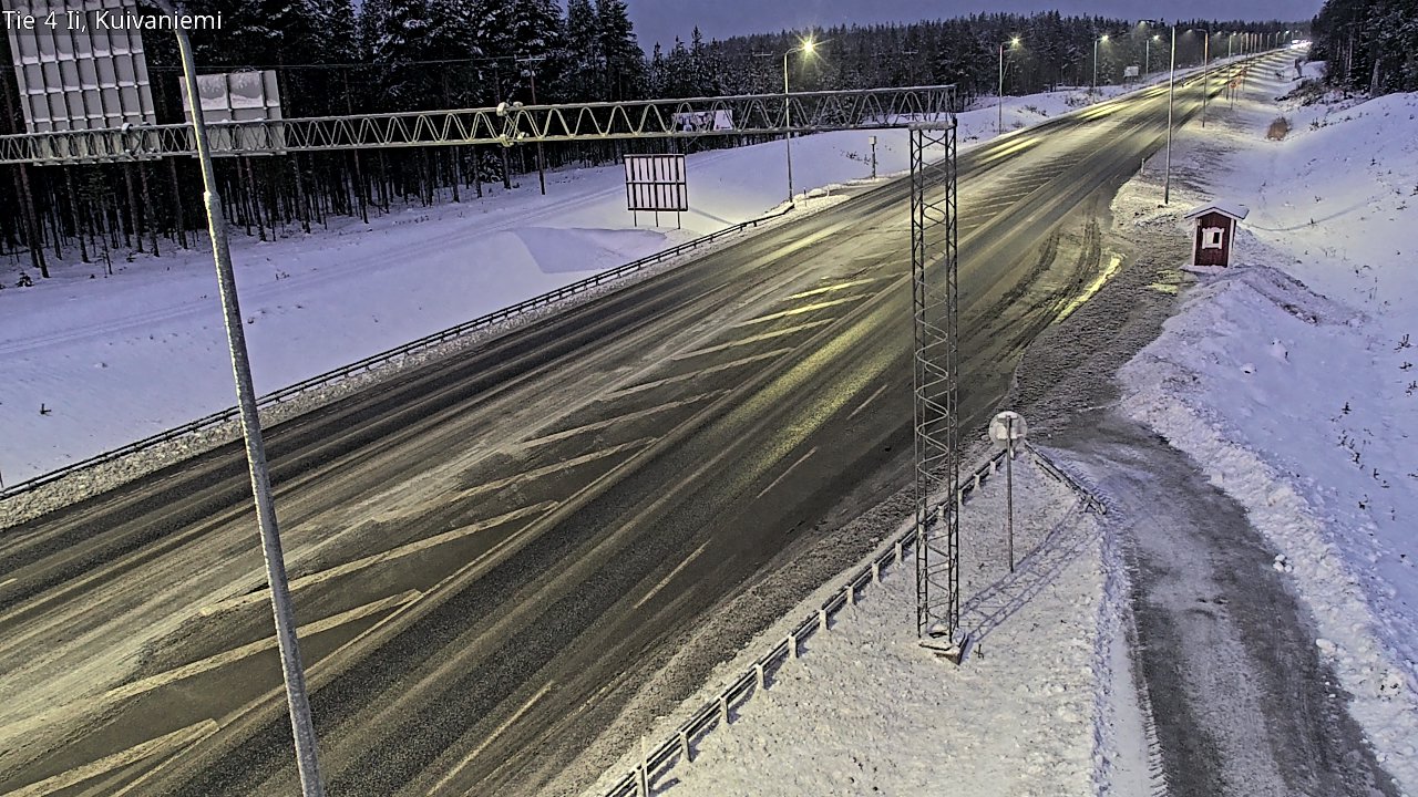 Weather Camera Image Väg 4 Ii, Kuivaniemi, Ii, Pohjois-Pohjanmaa