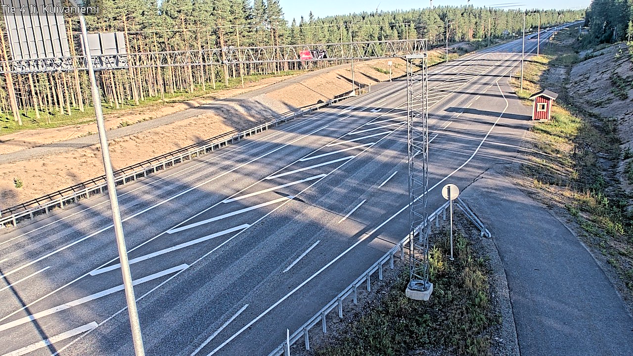 Weather Camera Image Väg 4 Ii, Kuivaniemi, Ii, Pohjois-Pohjanmaa