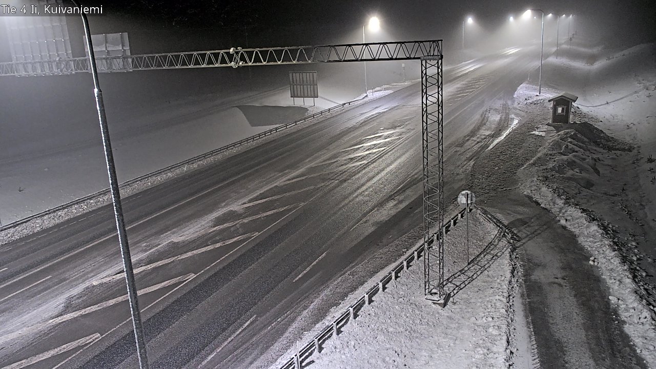 Weather Camera Image Väg 4 Ii, Kuivaniemi, Ii, Pohjois-Pohjanmaa