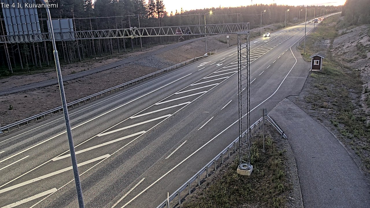 Weather Camera Image Väg 4 Ii, Kuivaniemi, Ii, Pohjois-Pohjanmaa