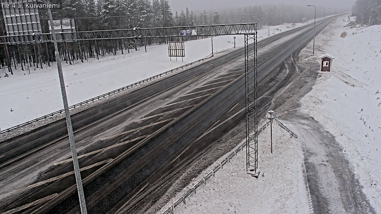 Weather Camera Image Väg 4 Ii, Kuivaniemi, Ii, Pohjois-Pohjanmaa