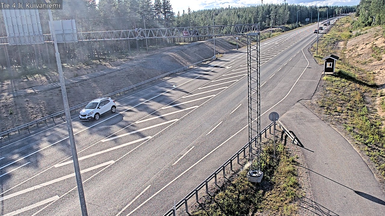 Weather Camera Image Väg 4 Ii, Kuivaniemi, Ii, Pohjois-Pohjanmaa