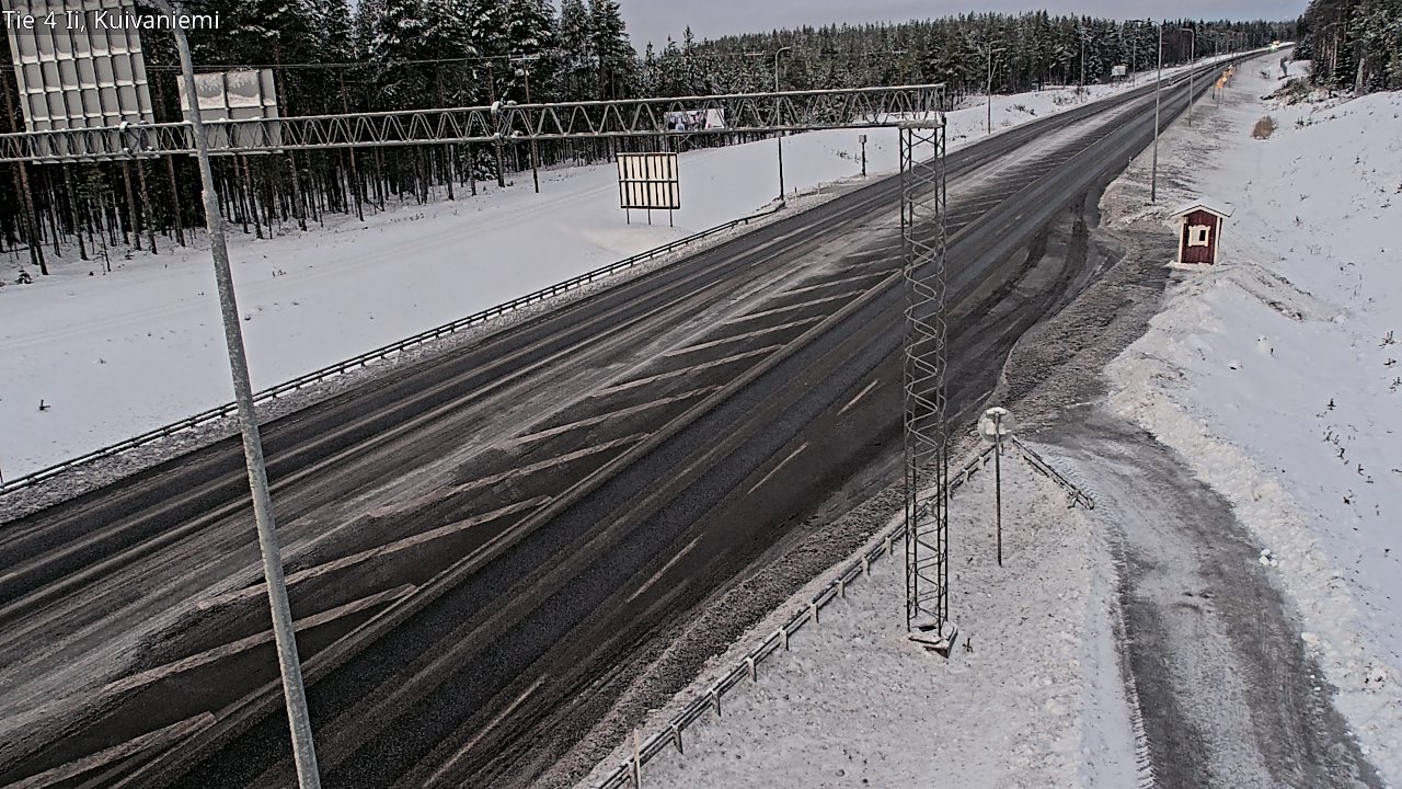Weather Camera Image Väg 4 Ii, Kuivaniemi, Ii, Pohjois-Pohjanmaa
