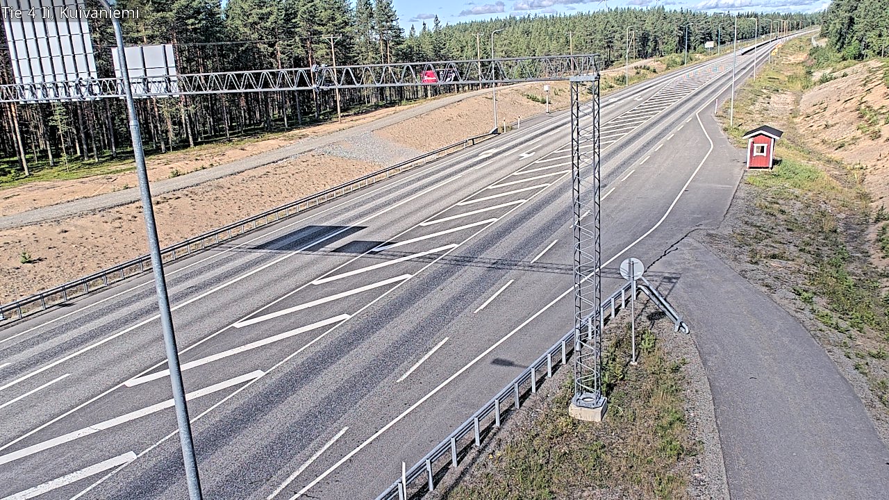 Weather Camera Image Väg 4 Ii, Kuivaniemi, Ii, Pohjois-Pohjanmaa