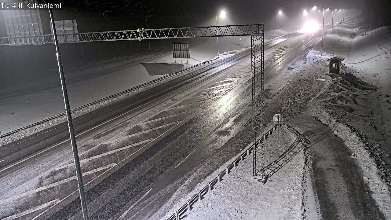 Weather Camera Image Väg 4 Ii, Kuivaniemi, Ii, Pohjois-Pohjanmaa