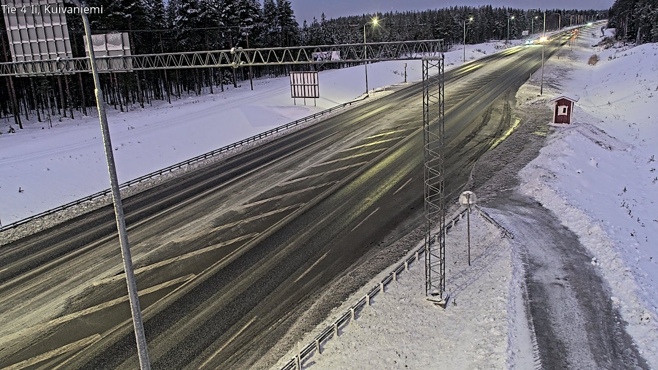 Weather Camera Image Väg 4 Ii, Kuivaniemi, Ii, Pohjois-Pohjanmaa
