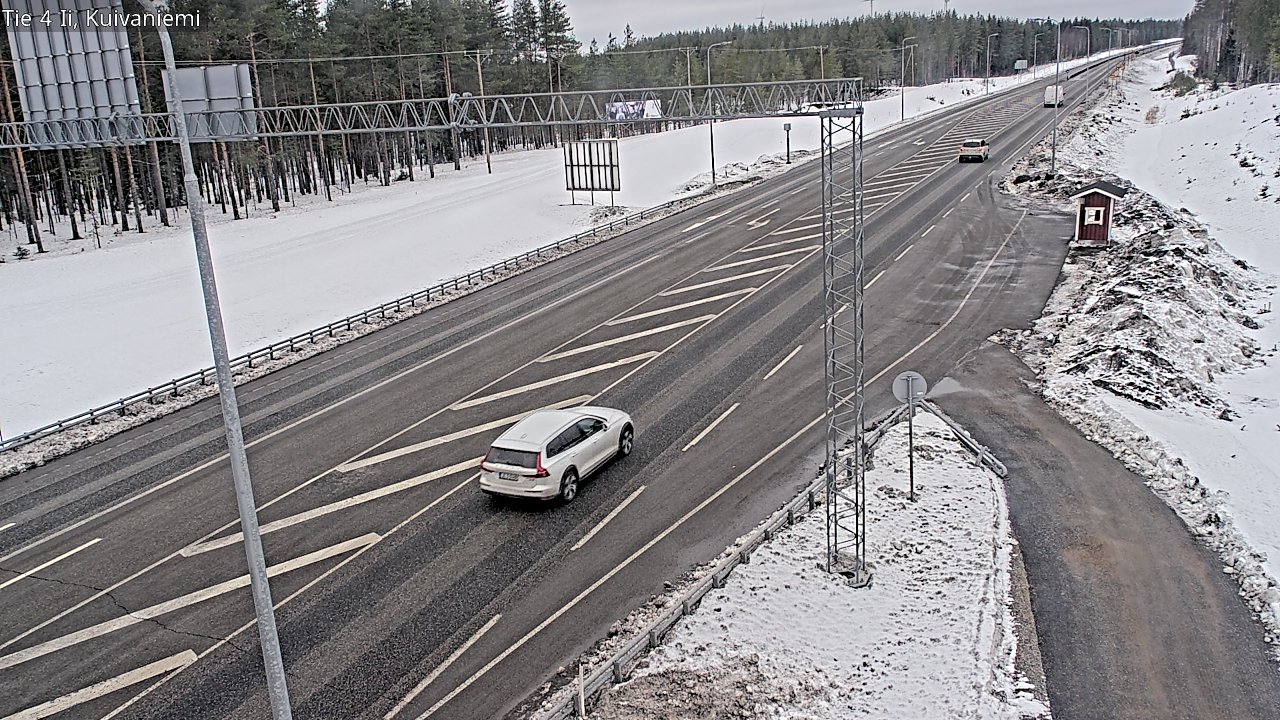 Weather Camera Image Väg 4 Ii, Kuivaniemi, Ii, Pohjois-Pohjanmaa