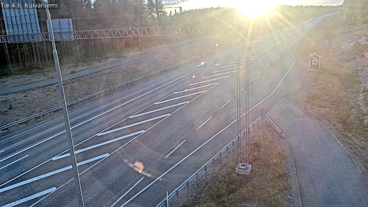 Weather Camera Image Väg 4 Ii, Kuivaniemi, Ii, Pohjois-Pohjanmaa