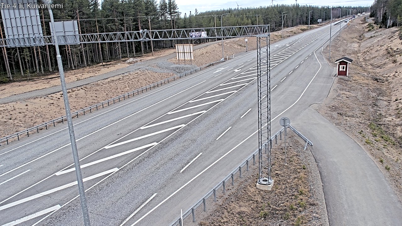 Weather Camera Image Väg 4 Ii, Kuivaniemi, Ii, Pohjois-Pohjanmaa