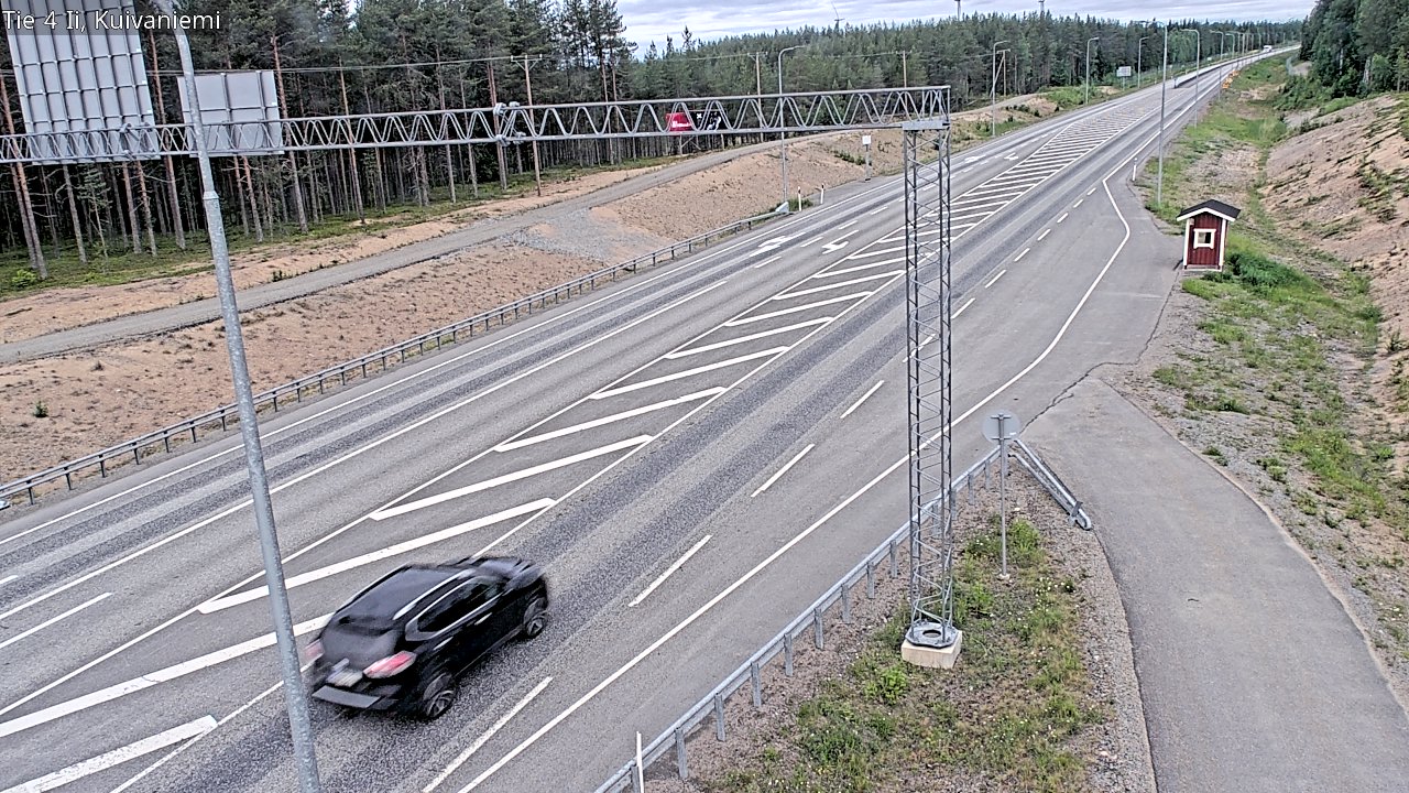 Weather Camera Image Väg 4 Ii, Kuivaniemi, Ii, Pohjois-Pohjanmaa