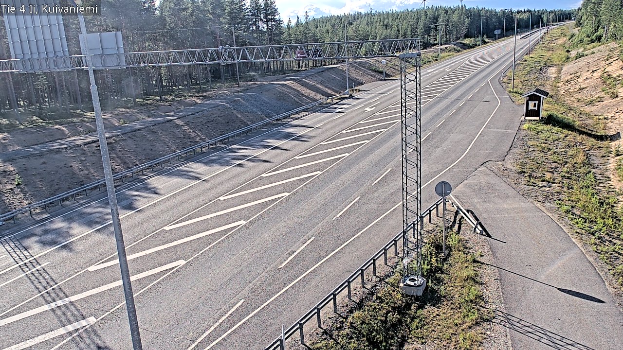 Weather Camera Image Väg 4 Ii, Kuivaniemi, Ii, Pohjois-Pohjanmaa