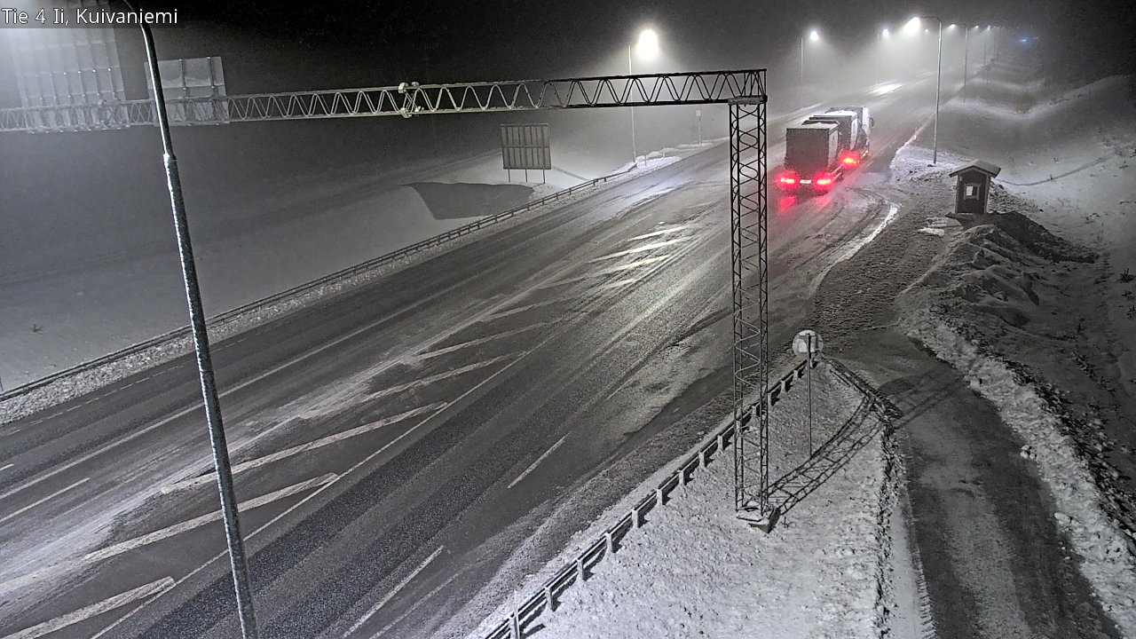 Weather Camera Image Väg 4 Ii, Kuivaniemi, Ii, Pohjois-Pohjanmaa