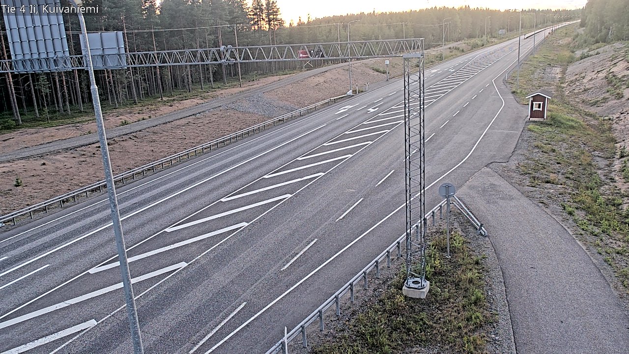 Weather Camera Image Väg 4 Ii, Kuivaniemi, Ii, Pohjois-Pohjanmaa
