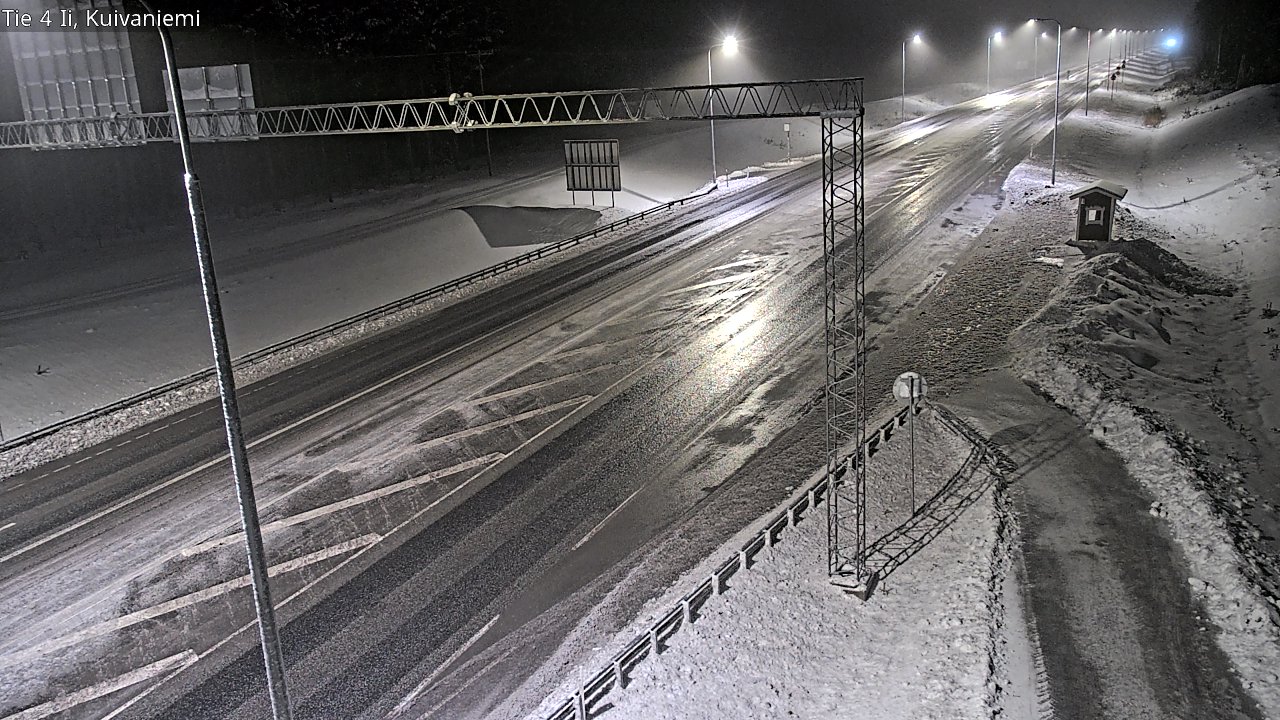 Weather Camera Image Väg 4 Ii, Kuivaniemi, Ii, Pohjois-Pohjanmaa