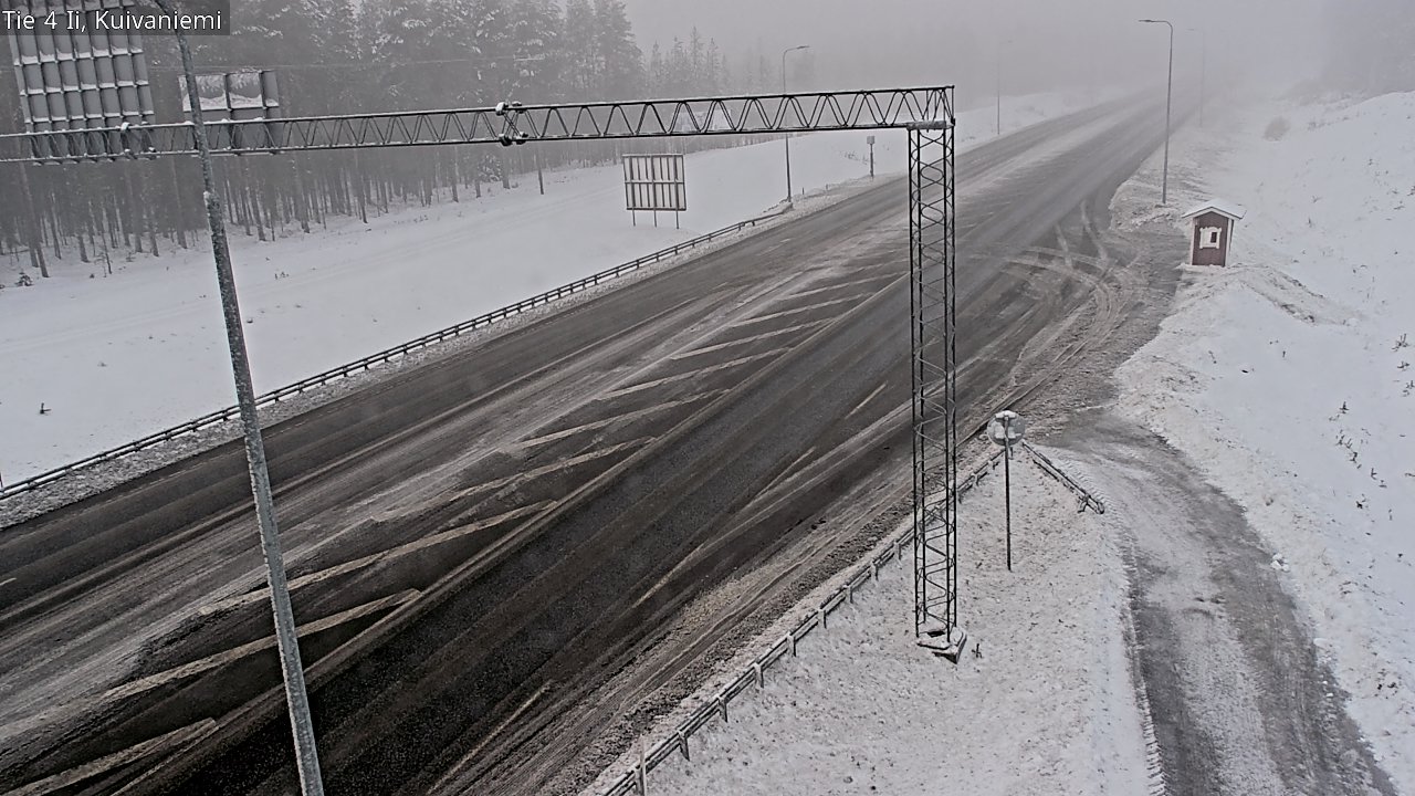 Weather Camera Image Väg 4 Ii, Kuivaniemi, Ii, Pohjois-Pohjanmaa
