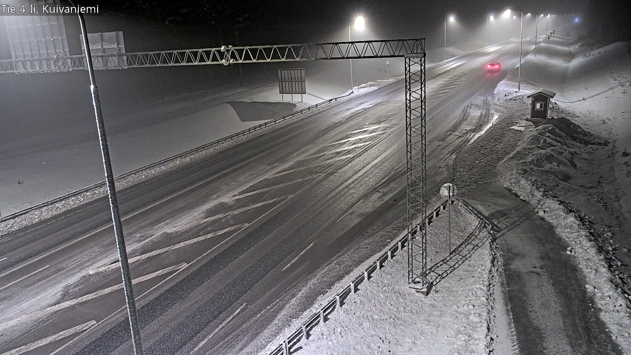 Weather Camera Image Väg 4 Ii, Kuivaniemi, Ii, Pohjois-Pohjanmaa