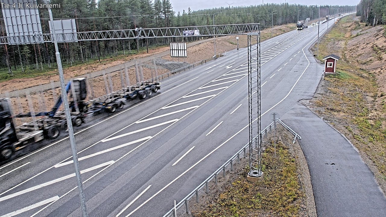 Weather Camera Image Väg 4 Ii, Kuivaniemi, Ii, Pohjois-Pohjanmaa