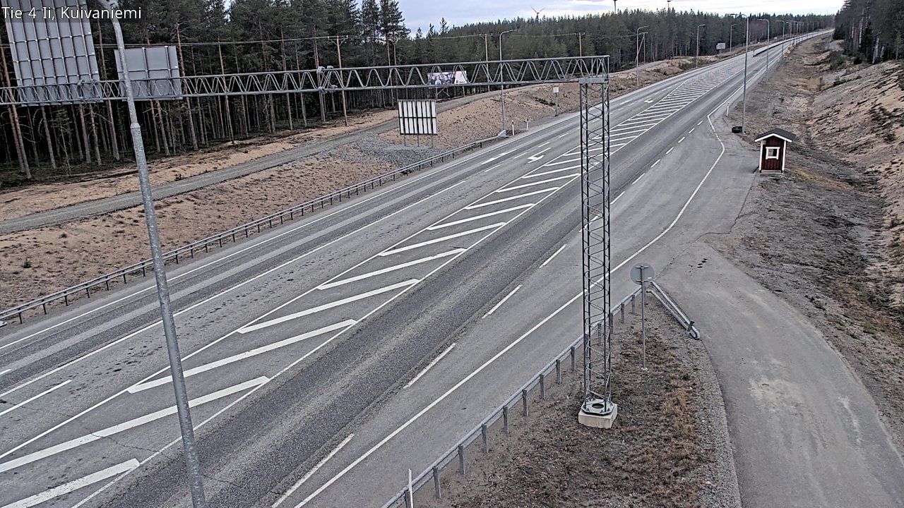 Weather Camera Image Road 4 Ii, Kuivaniemi, Ii, Pohjois-Pohjanmaa
