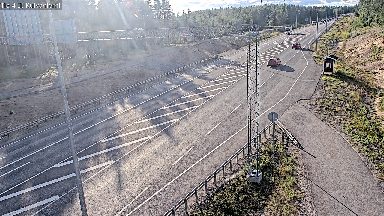 Weather Camera Image Väg 4 Ii, Kuivaniemi, Ii, Pohjois-Pohjanmaa