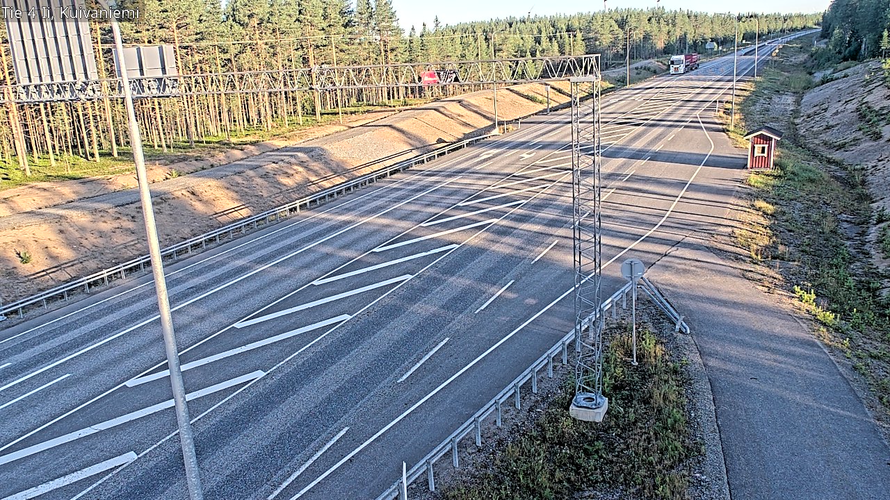 Weather Camera Image Väg 4 Ii, Kuivaniemi, Ii, Pohjois-Pohjanmaa