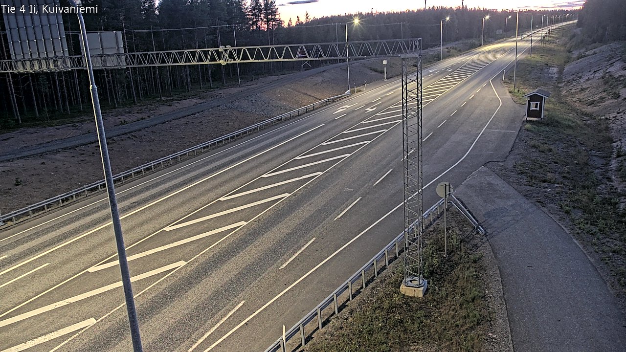 Weather Camera Image Väg 4 Ii, Kuivaniemi, Ii, Pohjois-Pohjanmaa