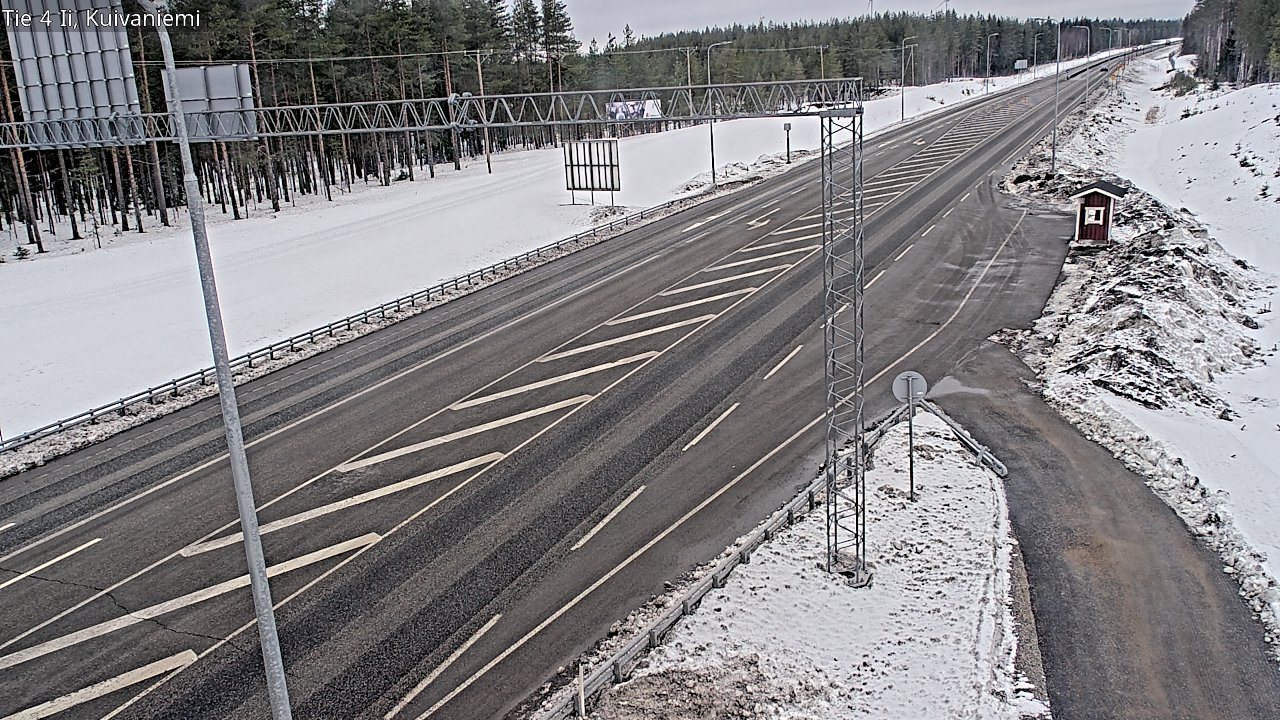 Weather Camera Image Väg 4 Ii, Kuivaniemi, Ii, Pohjois-Pohjanmaa