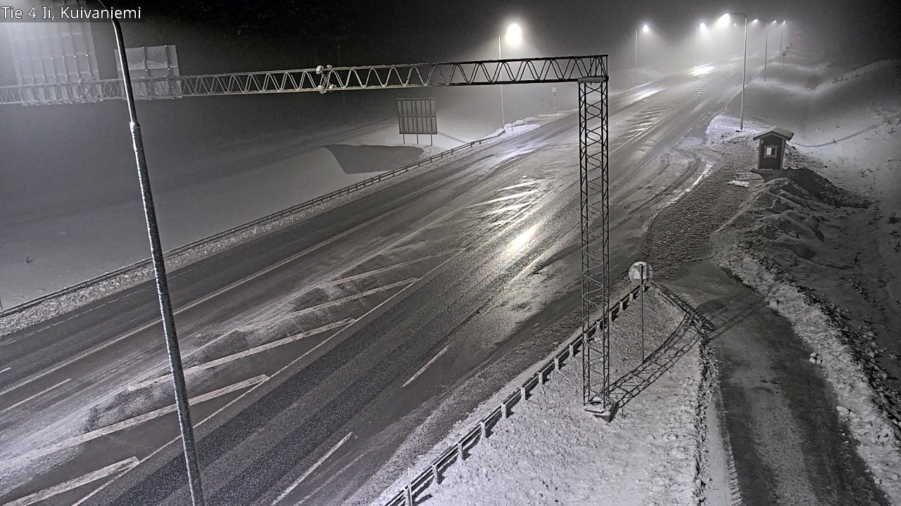 Weather Camera Image Väg 4 Ii, Kuivaniemi, Ii, Pohjois-Pohjanmaa