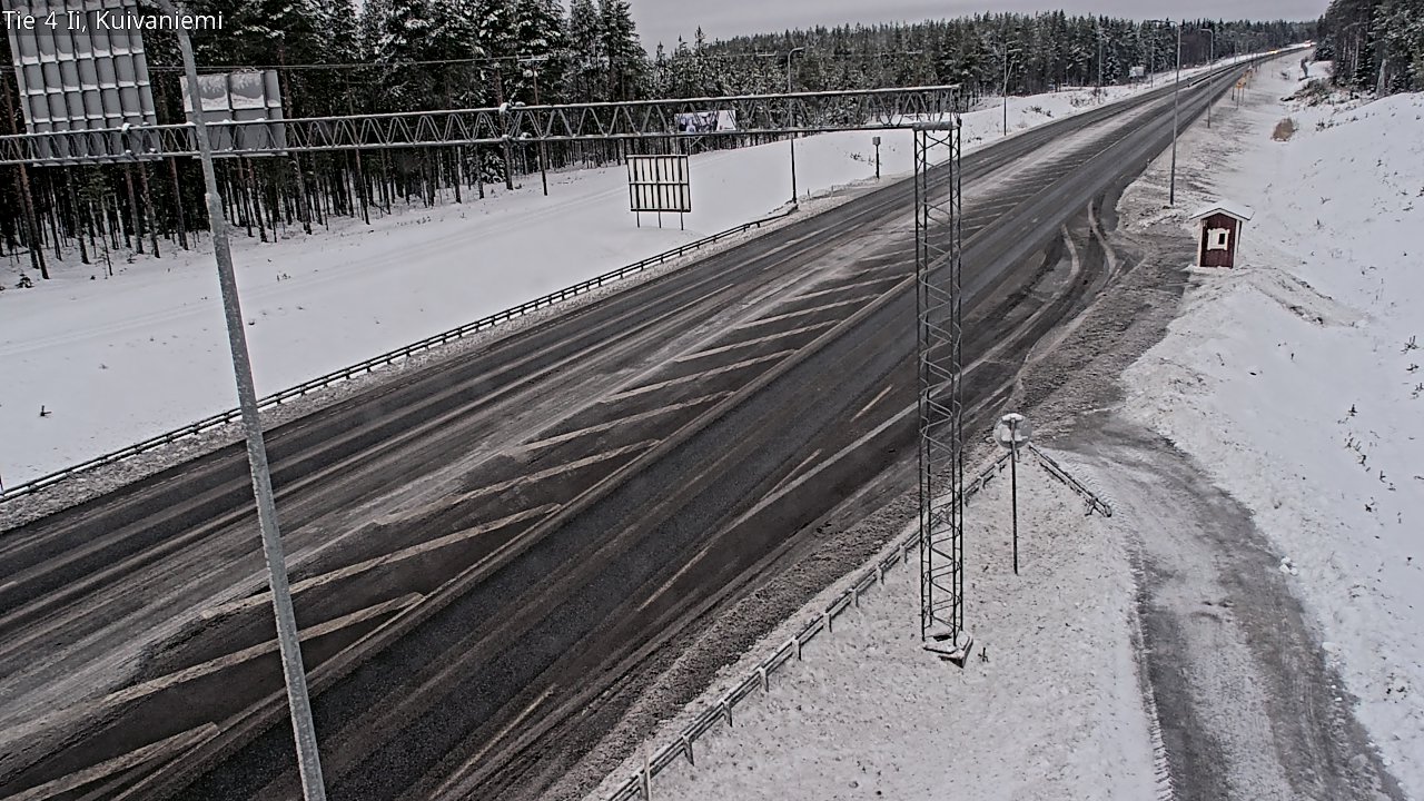 Weather Camera Image Väg 4 Ii, Kuivaniemi, Ii, Pohjois-Pohjanmaa
