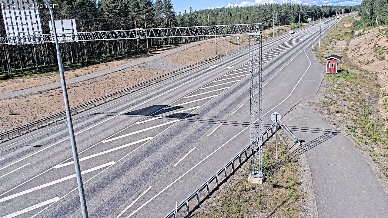 Weather Camera Image Väg 4 Ii, Kuivaniemi, Ii, Pohjois-Pohjanmaa