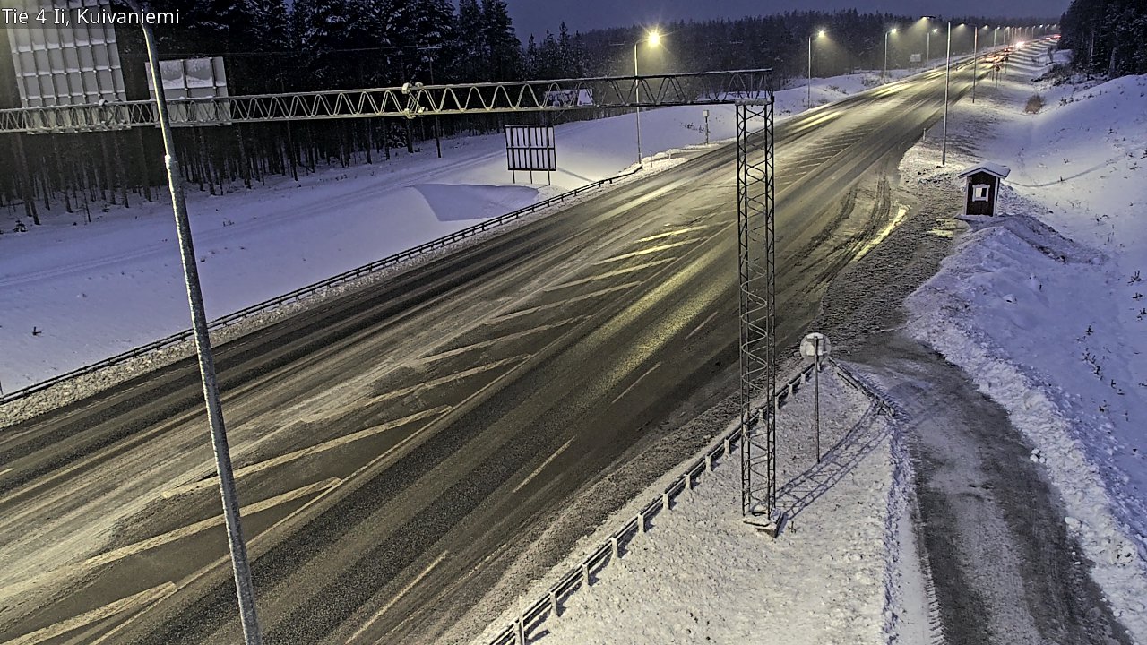 Weather Camera Image Väg 4 Ii, Kuivaniemi, Ii, Pohjois-Pohjanmaa