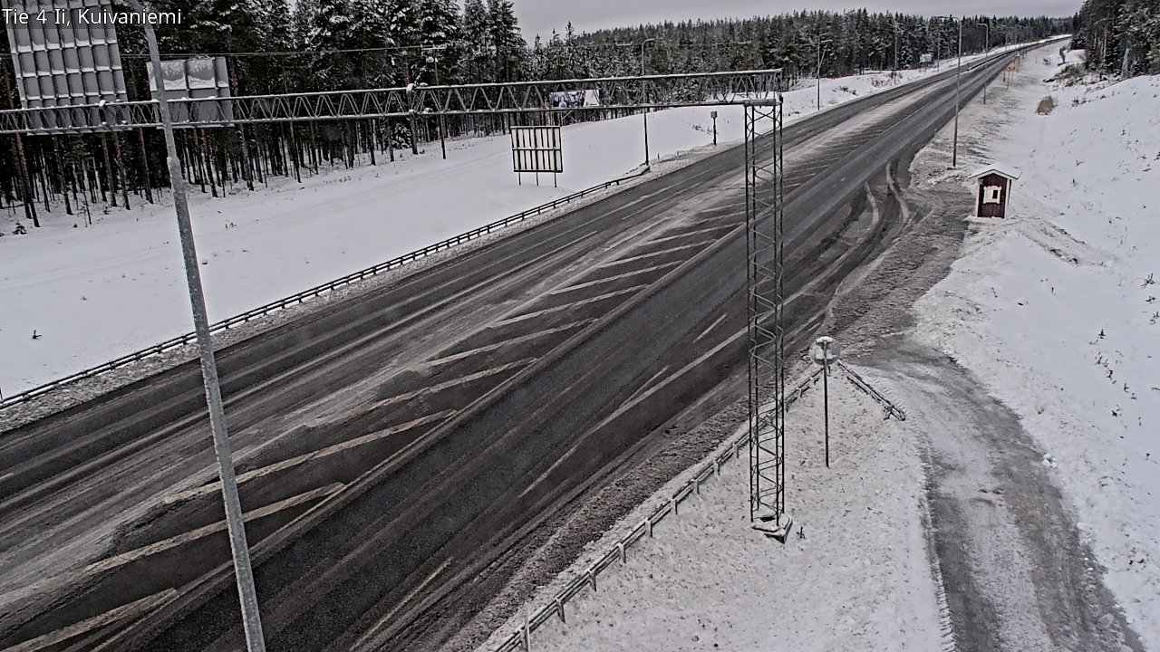 Weather Camera Image Väg 4 Ii, Kuivaniemi, Ii, Pohjois-Pohjanmaa