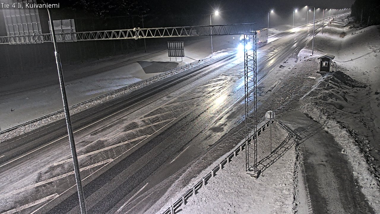 Weather Camera Image Väg 4 Ii, Kuivaniemi, Ii, Pohjois-Pohjanmaa