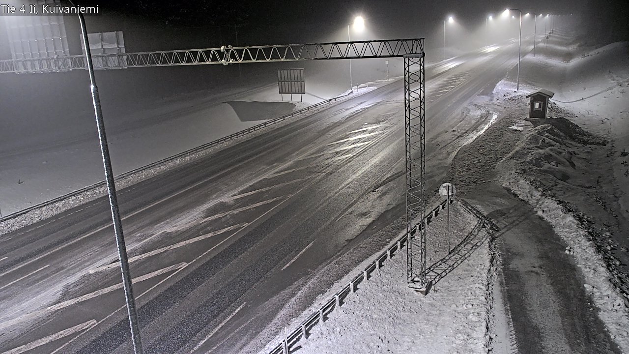 Weather Camera Image Väg 4 Ii, Kuivaniemi, Ii, Pohjois-Pohjanmaa