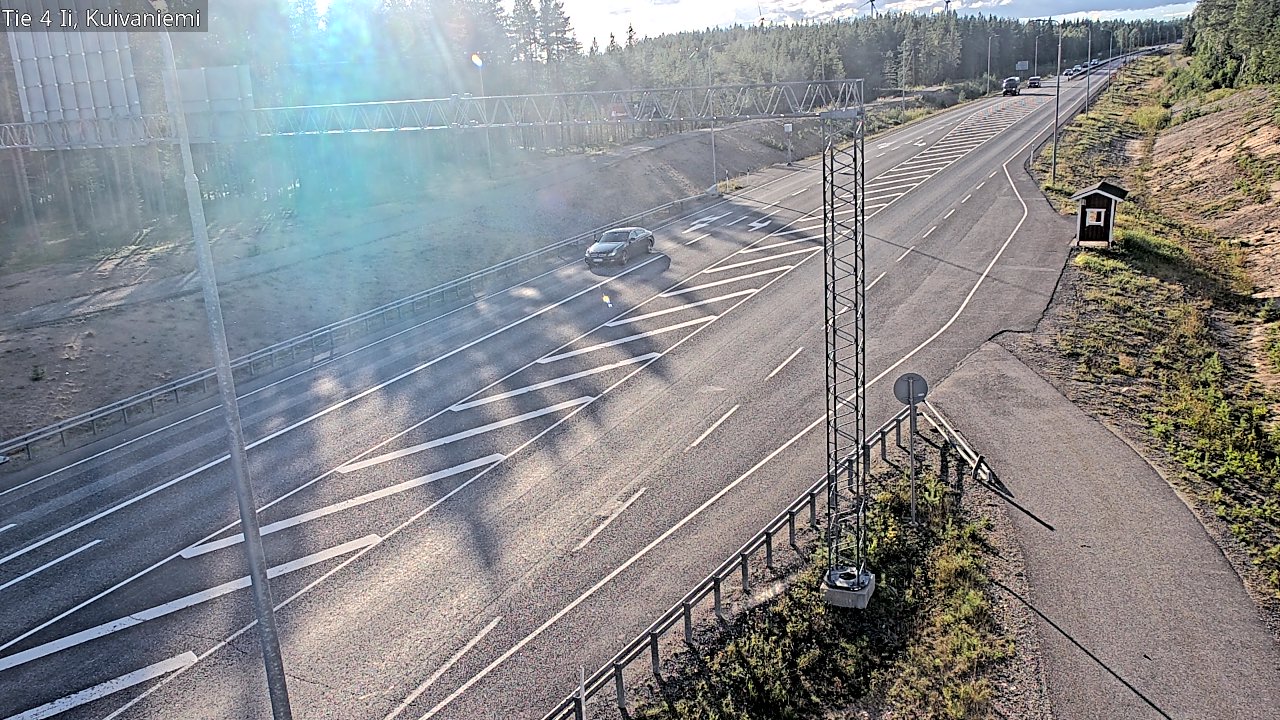 Weather Camera Image Väg 4 Ii, Kuivaniemi, Ii, Pohjois-Pohjanmaa