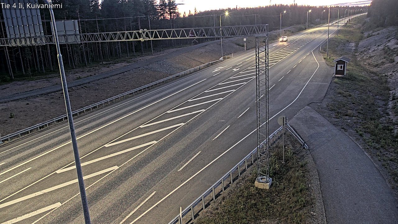 Weather Camera Image Väg 4 Ii, Kuivaniemi, Ii, Pohjois-Pohjanmaa