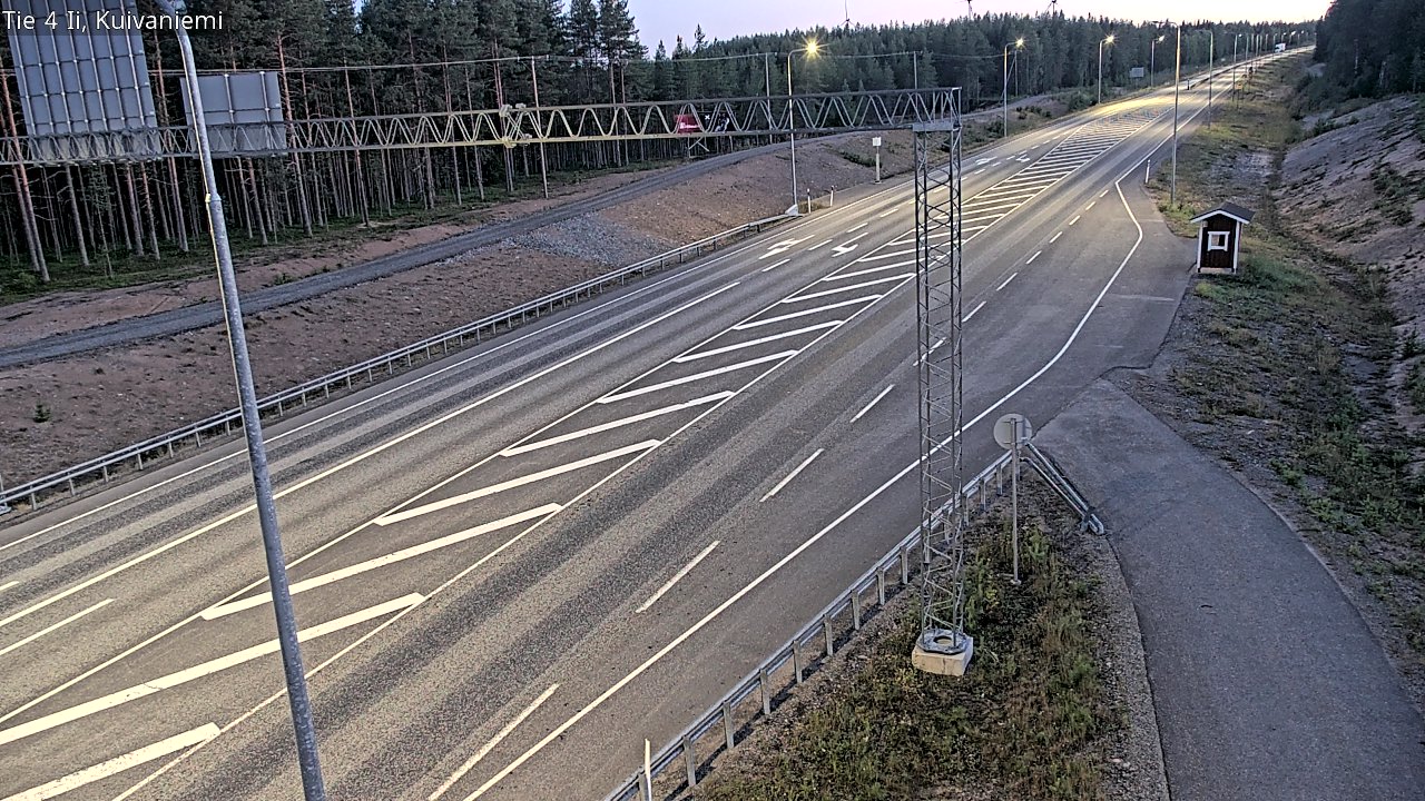 Weather Camera Image Väg 4 Ii, Kuivaniemi, Ii, Pohjois-Pohjanmaa