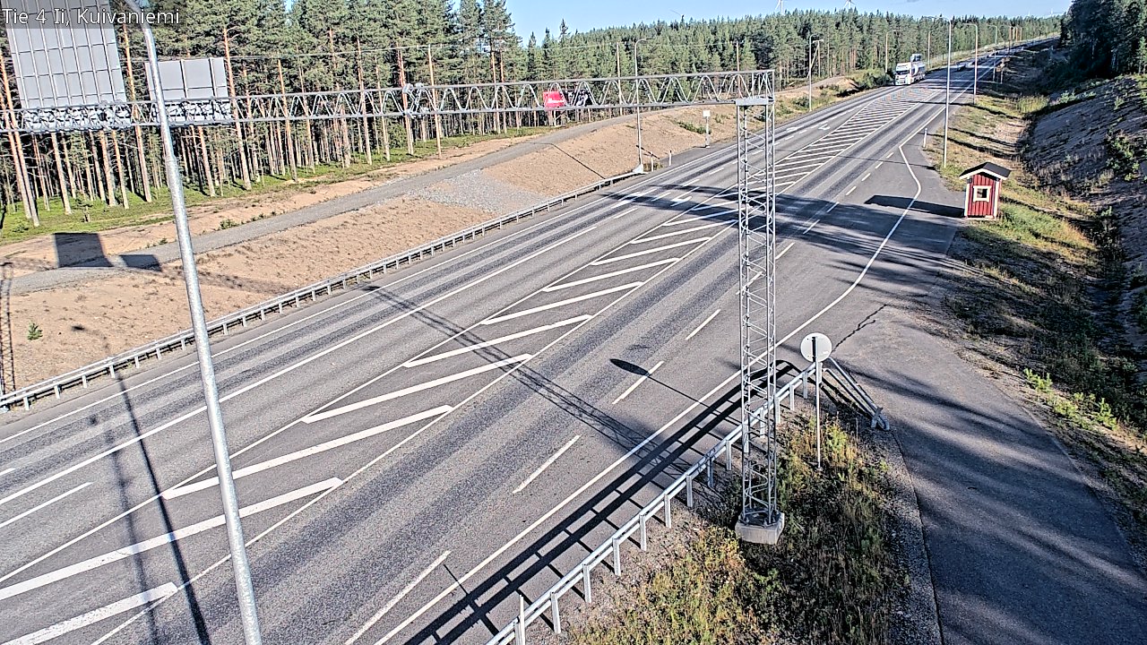 Weather Camera Image Väg 4 Ii, Kuivaniemi, Ii, Pohjois-Pohjanmaa